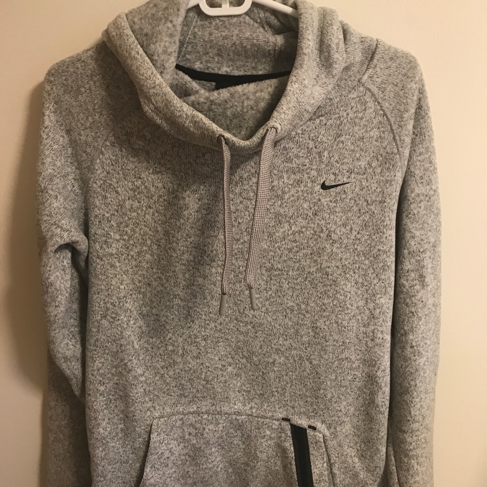 Nike cowl-neck fleece sweatshirt